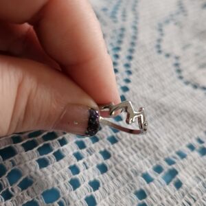 Silver Wave Design Women's Ring